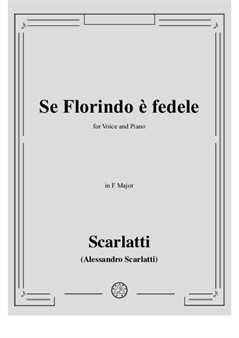 A. Scarlatti - Se Florindo è fedele in F Major