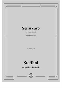 A. Steffani - Sei si caro from Marco Aurelio in a flat minor