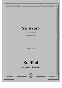A. Steffani - Sei si caro from Marco Aurelio in b flat minor