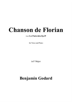B. Godard - Chanson de Florian (Florian's Song) in F Major